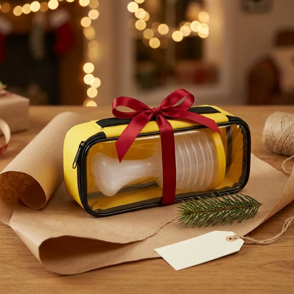 Kit anti-asfixia envuelto como regalo de Navidad